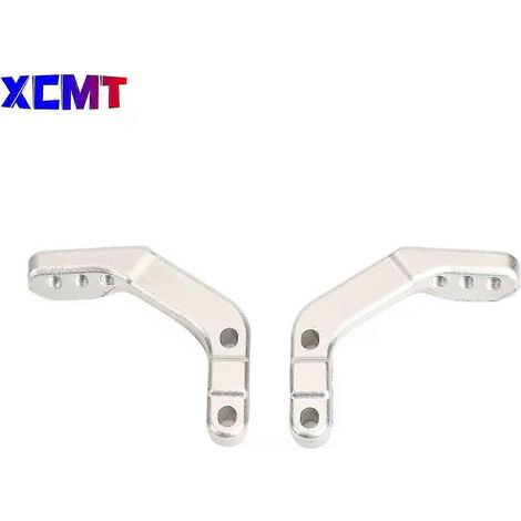 Support de fixation pour protège-mains de moto, collier de serrage universel 28 mm pour guidon, compatible Honda, KTM EXC, Yamaha, Kawasaki, RMZ et motocross (argenté) (1/5)
