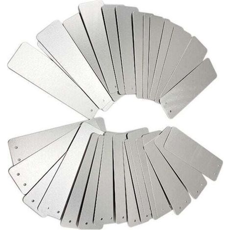 Enowelir Étiquettes Jardinage Aluminium 100 Pièces Panneaux Signalisation Extérieur Métal Plantes (1/4)