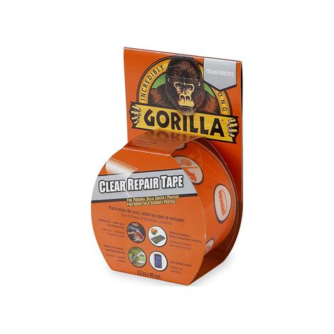 CINTA TRANSPARENTE GORILLA CLEAR REPAIR 8,02M ANCHO 48MM - IPT
