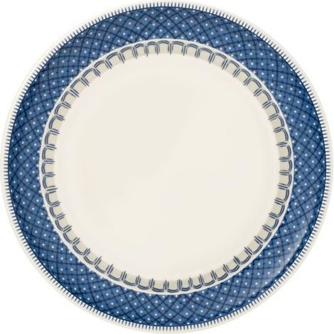 Villeroy & Boch Casale Blu Essteller Rund Porzellan Beige, Blau 1 Stück(e)