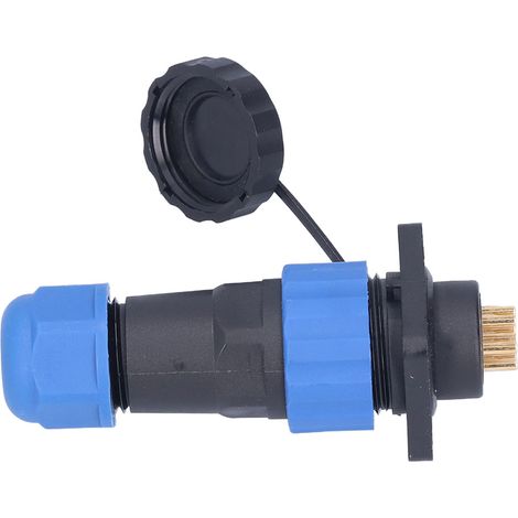 Connecteur électrique étanche SP207 3 broches, prise avion carrée 380V AC, adaptateur de borne à souder, raccord femelle/mâle pour câblage industriel (1/5)