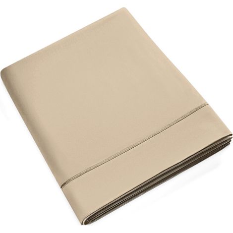 Drap plat percale de coton peigné "Julian" toutes dimensions Coton Pur - Julian Lin - 180 x 290 cm pour lit 1 place
