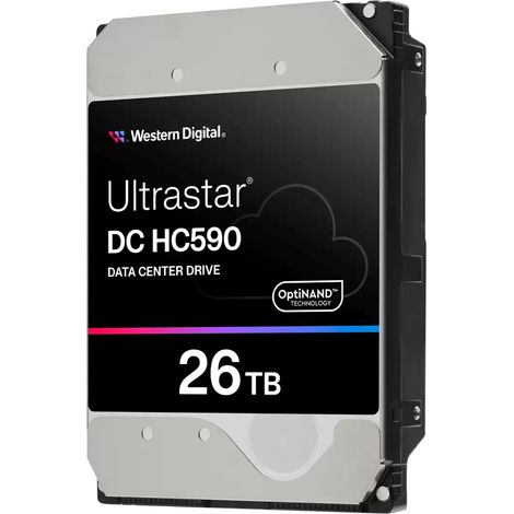 Disco rigido Western Digital DC HC590 interno da 26TB 7200 RPM 3,5" SAS (1/3)