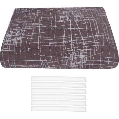 Copridivano Monoposto in Poliestere Elastico – Lavabile a 30°C, Antigraffio e Traspirante con 6 Cinghie di Fissaggio – Design Nordico Elegante – Ideale per Soggiorno e Protezione Mobili (1/5)