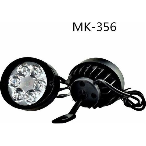 fari a LED per moto, fendinebbia, specchietto retrovisore, fari a LED modificati (1/5)
