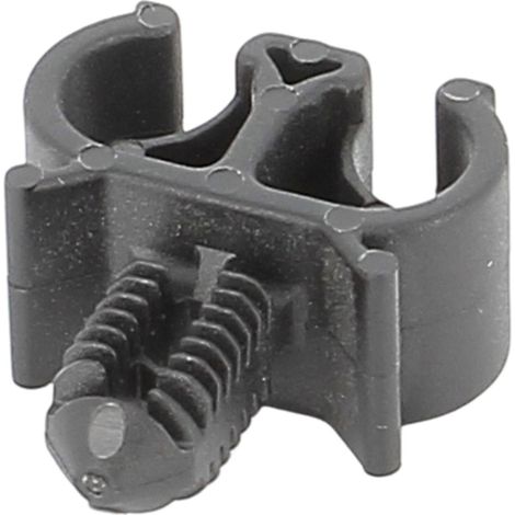Support 2 Tubes Ø (4-6) X 2 Sapin PA6 Noir 016 608 002