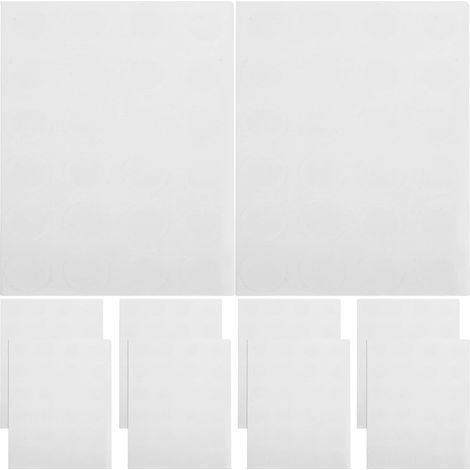 10 Feuilles D'autocollants UV Extérieurs Ronds en Blanc pour Test UV Fonction de Détection et Rappel D'exposition, pour Sports en Plein Air (1/5)