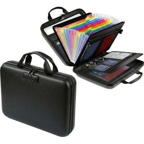 Organisateur de documents, serrure à combinaison sécurisée, design étanche, 1pc (1/2)