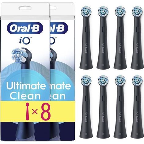 Brossettes - ORAL-B - iO refills Ultimate Clean - Pack de 4 - Noir (1/5)