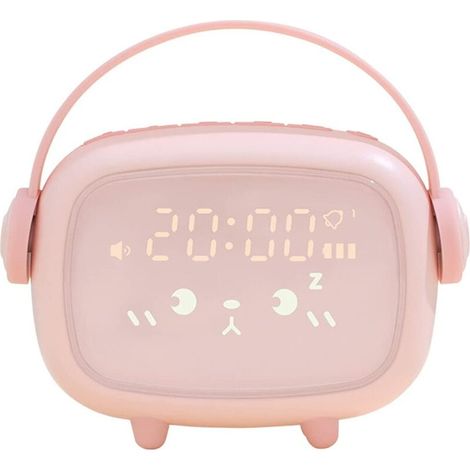 Réveil enfant mignon jour/nuit, veilleuse et commande vocale, snooze réglable – DELKEVIC