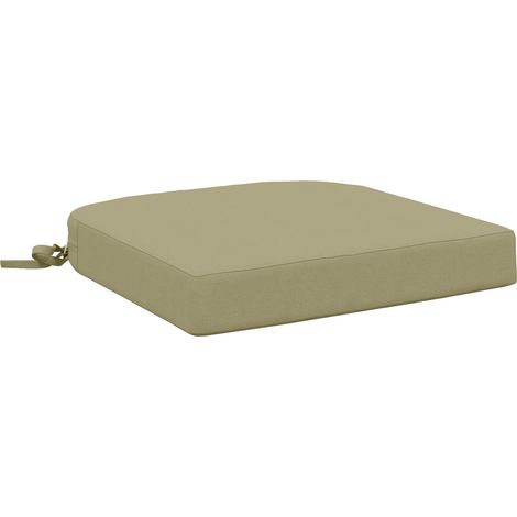 1-Piece Seat Cushion SOEST 100% Polyester Light Green vidaXL (1/5)