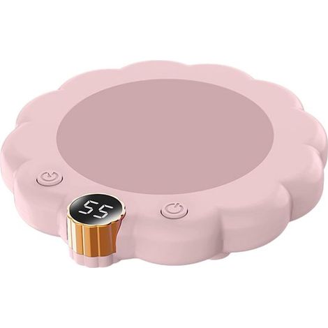 Sous-verre chauffant rapide - Sous-verre à café - 3 niveaux de chauffe pour une température homogène - Tapis chauffant antidérapant pour tasse (1/5)