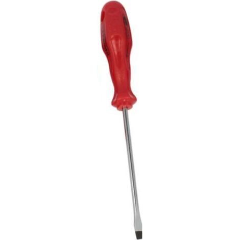 PROMAX - CACCIAVITE GS CON PUNTA PIATTA MAGNETICA 5,5x150MM - MANICO ROSSO ERGONOMICO