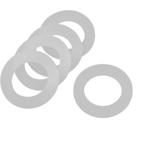 21 x 31 x 3mm Joint Torique Tuyau Joint Plat Caoutchouc Rondelle Lot pour Eau Chauffage 5Pcs (1/2)