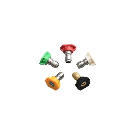 Sprühdüsen für Hochdruckreiniger, 1/4"-Schnellanschluss, Mehrwinkel-Hochdruckreinigerteile - Crezuo