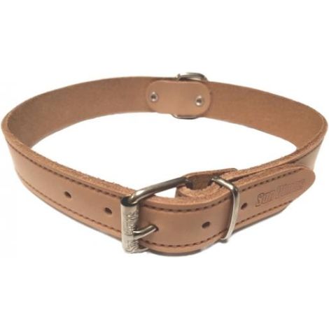COLLAR CUERO LISO 12x300mm. NATURAL