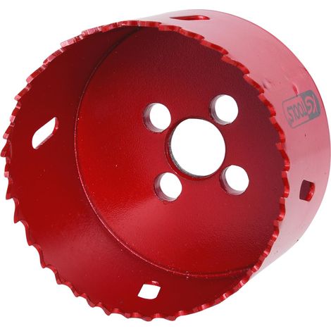 Kstools – Scie cloche HSS 70mm – Pour métaux jusqu'à 700 N/mm² – Denture à hauteur variable – Coupe précise et expulsion des copeaux (1/7)