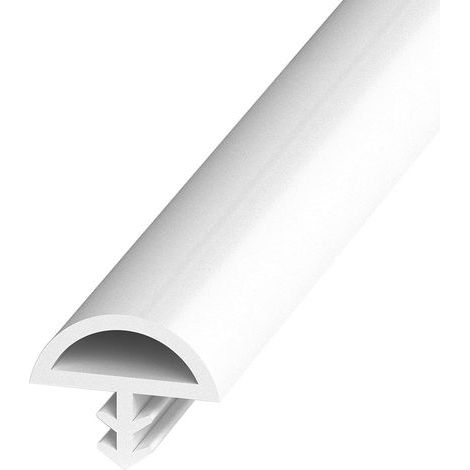 Guarnizione per porta, fermaporta d'ingresso antistrappo, guarnizione interna per porta (bianca, 12 mm x 5 m) (1/5)