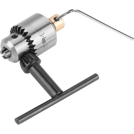 Mandrin porte-foret conique JTO 0,3-4 mm avec clé de serrage et mandrin pour tour et perceuse électrique (1/5)