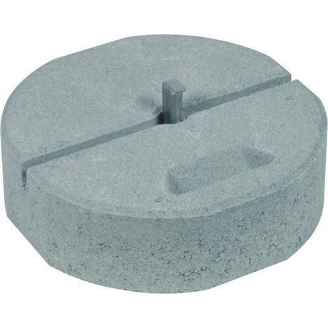 Socle de béton C45/55 avec cavité de prise et cale diamètre 337 m H 90 mm (1/2)