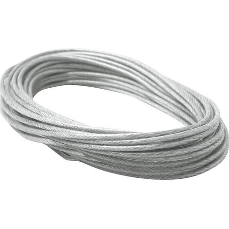 979069 Elément pour système d'éclairage sur câble basse tension Câble de suspension transparent(e) W893301 (1/4)