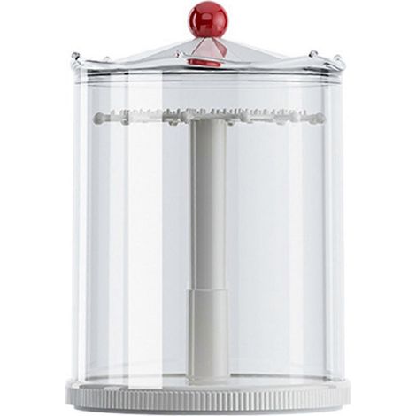 Présentoir porte-clés multicouche avec fonction rotative, couvercle transparent anti-poussière, montage facile pour boîtes surprises (1/5)