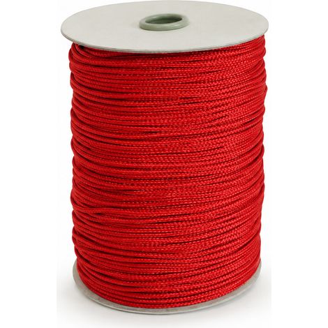 CORDINO PER TENDE E VENEZIANE- - ø mm.3x300mt. - rosso - 1 rotolo