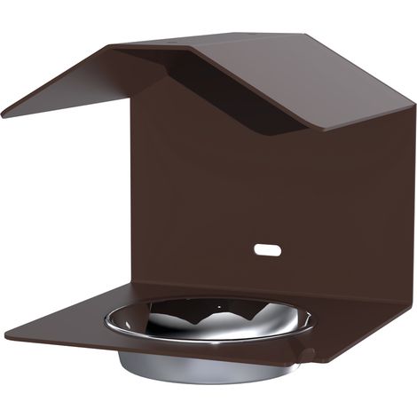 Mangeoire Oiseaux Sirocco Fer Vieilli 16x15 cm Moulin (1/3)