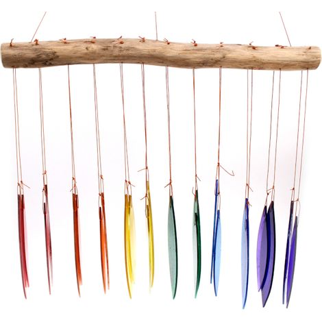 Carillon en verre arc-en-ciel - Assortiment- Vendu par 1