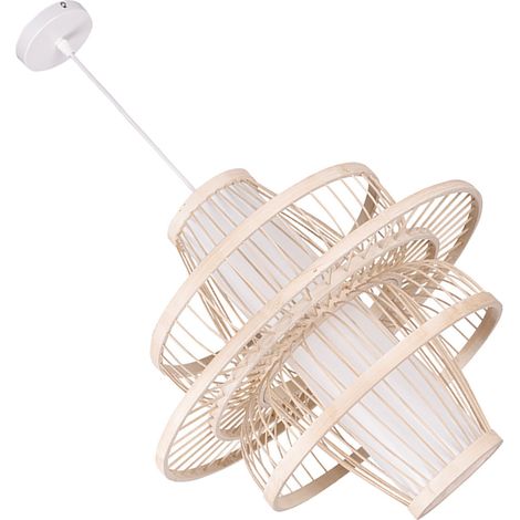 Suspension de style rustique avec culot à vis E27, plafonnier de style chinois vintage pour la décoration intérieure (1/5)