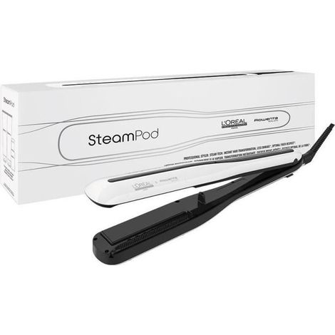 Lisseur vapeur professionnel 2-en-1 – Technologie vapeur brevetée – Température 180 à 210°C – Design ergonomique