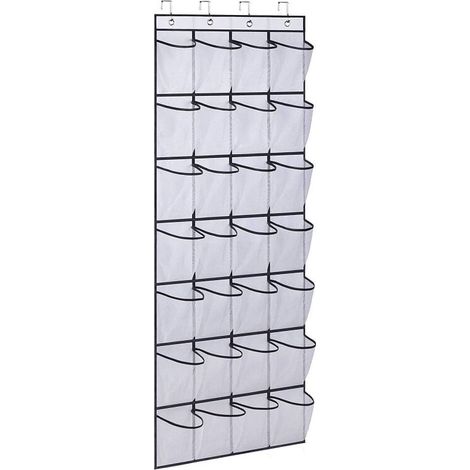 Organisateur de chaussures de porte Organisateur de chaussures suspendu Rangement à chaussures suspendu (1/3)