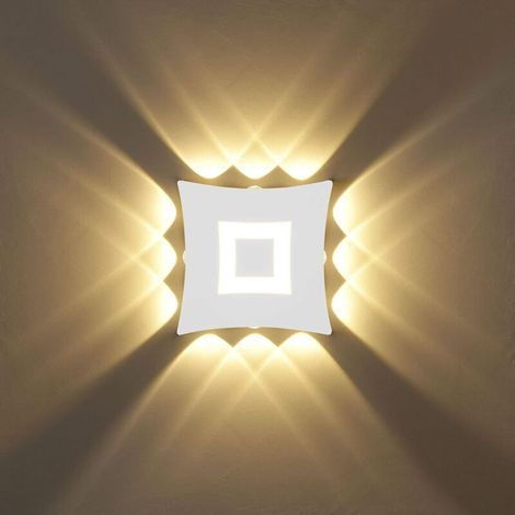 Moderne 18-W-LED-Wandleuchte, wasserdichte IP65-Wandleuchte aus Aluminium, LED-Wandleuchte für den Innen- und Außenbereich, geeignet für Wohnzimmer, Schlafzimmer, Badezimmer, Flur, Treppenhaus, Eingan (1/5)