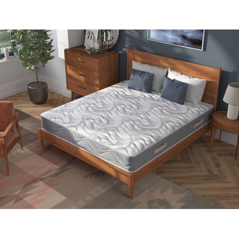Dmora - Colchón doble Dcortes, Colchón Memory Foam Trioform, Colchón ergonómico, Colchón antiácaros e hipoalergénico, 100% Made in Italy, 160x190xh25 cm (1/5)