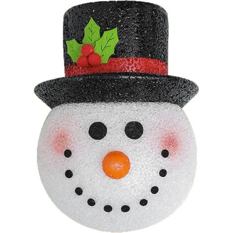 Lampara Exterior Navidad - Protector Para Farol Con Diseño De Muñeco De Nieve - Para Terraza Patio Garaje - 1 Unidad (1/5)