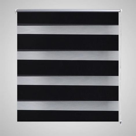 INLIFE Store enrouleur tamisant 50 x 100 cm noir (1/5)