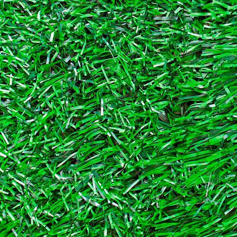 Künstliche Hecke Mix. Mit PVC-Platten 1,5x3m, Farbe Grün Faura