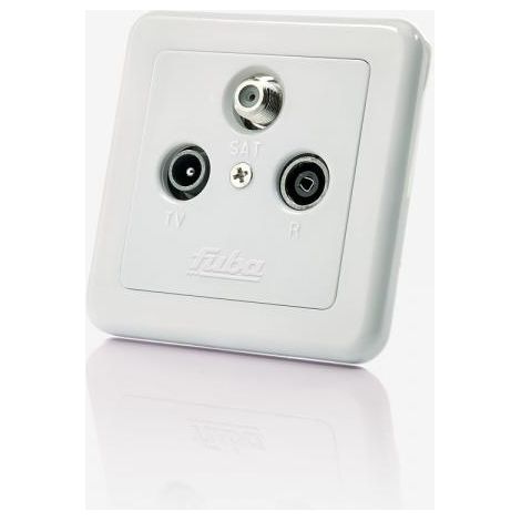Presa antenna Fuba gad 300 3 uscite metallo incasso (1/4)