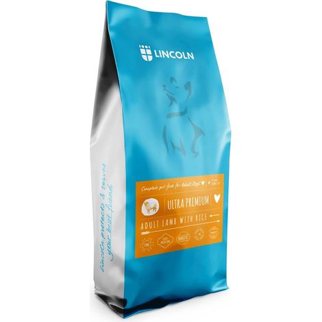LINCOLN - Cordero con arroz - Adulto - 12 kg