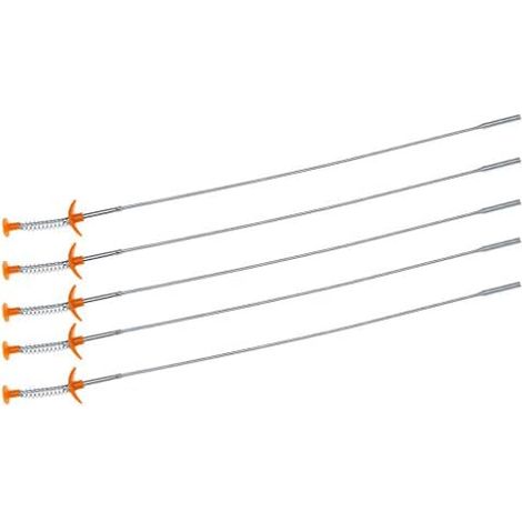Pince flexible à longue portée pour ramasser les griffes étroites ressort 60 cm Clé XL - (1/5)