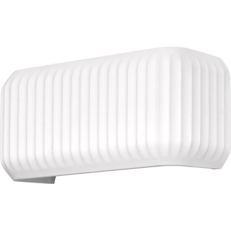 OSRAM Decor Plaster Routes Wall Applique murale décorative en plâtre, 330 mm, 2 têtes, avec culot E27, IP20, blanc (1/5)