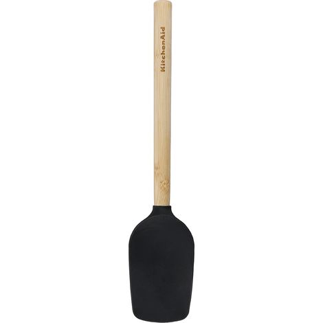 Kitchenaid Spatola a cucchiaio in bambù resistente al calore con testa in silicone, fino a 260°c (1/5)