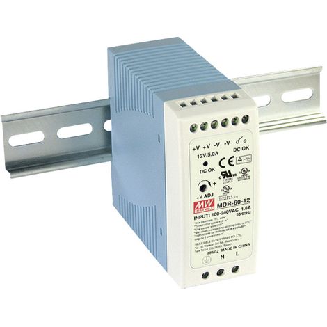MEAN WELL MDR-60-24 Hutschienen-Netzteil (DIN-Rail)  24 V/DC 2.5 A 60 W Anzahl Ausgänge:1 x  Inhalt