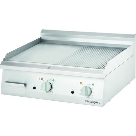 Plancha Double Rainurée Gaz 13 kW - G20 ou G30 - Stalgast