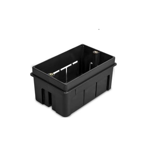 Caja de mecanismos universal 1,2 o 3 elementos 90x55x47 Negro