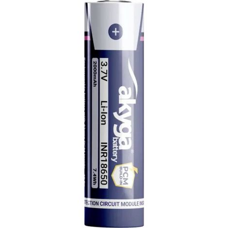 Akyga Pile rechargeable spéciale Li-Ion 3.7 V 2000 mAh 1 pc(s) (1/2)