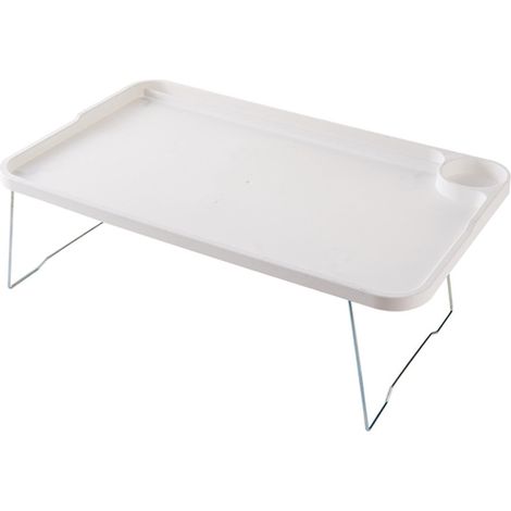 Table De Lit Avec Support Pour Ordinateur Portable - Réglable Et Pliable - Pour Lit Canapé Bureau Étudiant Chambre Dortoir - 1 Pièce (1/5)