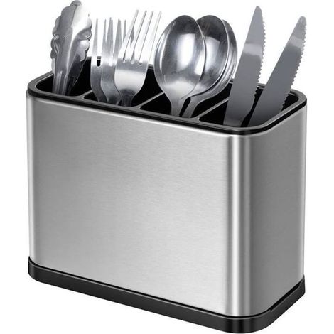 Porte-couverts 4 pièces pour cuisine salle à manger bac d'égouttage boîte à couverts pour ustensiles de cuisine organisateur (1/5)
