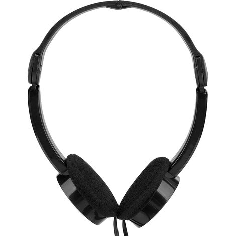 Casque audio pliable supra-auriculaire pour enfants, noir (1/5)