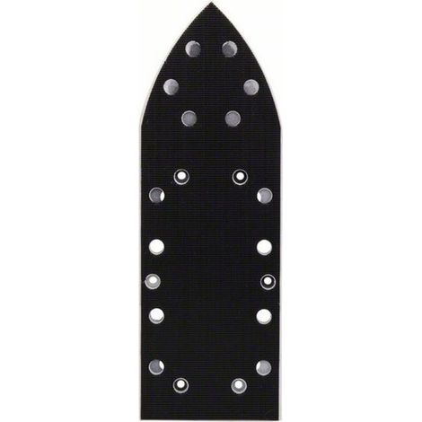 Plaque de ponçage prolongée, 185 x 93 mm, forme delta (1/3)